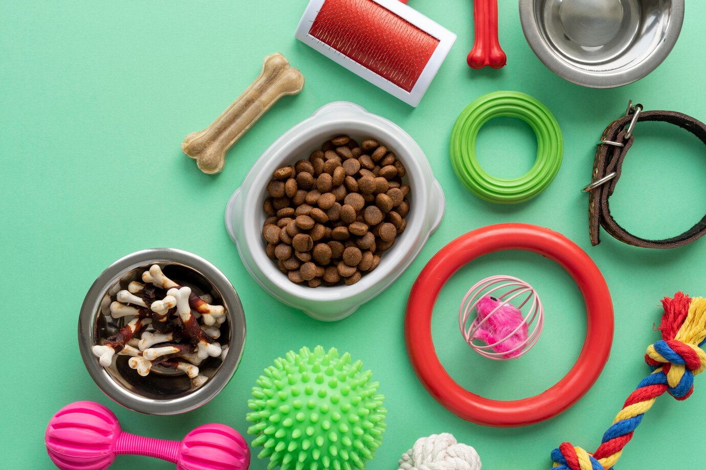 Pet Accessories Still Life With Chew Bone Toys 23 2148949561